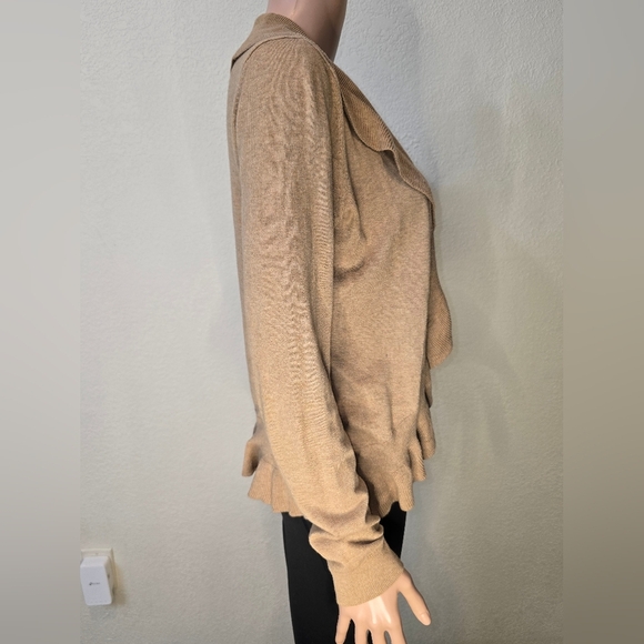 Loft Women's Beige Open Front Cardigan Sweater Size Small - Picture 5 of 6
